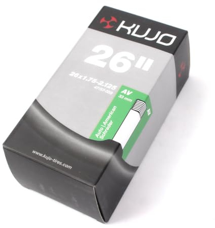 Fahrrad Schlauch 26 Zoll Kujo x 1,75-2,125 Zoll AV