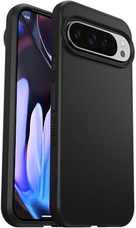 OtterBox Sleek Hülle für Google Pixel 9 Pro XL, stoßfest, sturzsicher, ultraschlank, schützende Hülle, Getestet nach Militärstandard, Schwarz, Keine Einzelhandelsverpackung