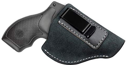 ANSNOW Jakthölster Vapenhölster I Äkta Mockaläder För J Frame Revolvers Taurus S&W Dolt Bälte Iwb-Hölster