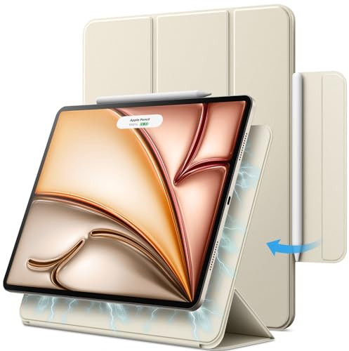 JETech Magnetisch Hülle für iPad Air 11 Zoll M4/M3/M2 (2026/2025/2024), iPad Air 5/4 (10,9-Zoll, Modell 2022/2020, 5./4. Generation), iPad Pro 11 (2018), Magnetisch Befestigung Case (Polarstern)