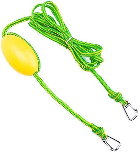 Zodazoqa Corde de flottaison Robuste pour Ligne de remorquage de Kayak, bouée de marquage d'ancrage, Harnais de dérive, Accessoires de Jet-Ski et de motomarine 15ft