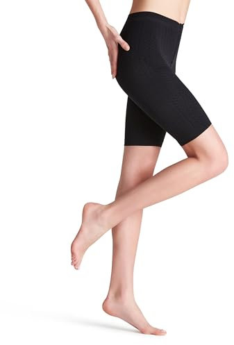 FALKE Damen Oberschenkel-Shapewear Cellulite Control 80 DEN W Pa blickdicht gegen Cellulite 1 Stück, Schwarz Black 3009, M