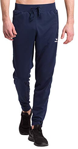 Erima Herren Squad Arbeits Trainingshose (1102003), New Navy/Silver Grey, XL