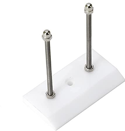 2-pack skateboard däck väggmontering, flytande skateboard däckhängare för samling, display och förvaring (vit)