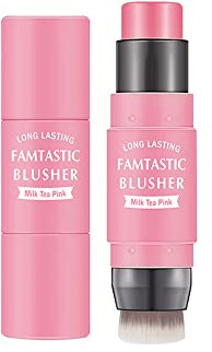 Rosa chiaro Trucco Highlight Stick,Doppio Correttore Testina,Palette di correttori per il viso Crema,Contour Stick per Testa Doppia