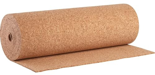 Go4Cork Große Korkrolle – 50 x 500 cm | 100% Naturkork, Beidseitig | Basteln, Zuhause, Schule & Büro | Akustik- & Wärmedämmung | Rutschfest, Feuchtigkeits- & Hitzebeständig