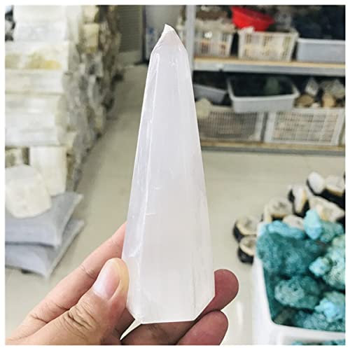 DQFOCPHHAA Natural Crystal 120mm Crystal bar Quartz, Hexagonal Pillar Crystal Decoration Crystal Stone LIUZIIHAYIN