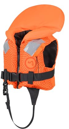 MESLE Rettungsweste Baby & Kinder 100N ohnmachtsicher | Schwimmweste 5–30 kg nach DIN EN ISO 12402-4 | Sicherheitsweste mit Reflektoren, Signalpfeife, Haltegriff & komfortabler Passform