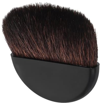 Abaodam Brocha Pequeña para Polvos y Rubor, Pincel de Nylon de 5 CM, Portátil para Maquillaje en Viajes y Uso Diario