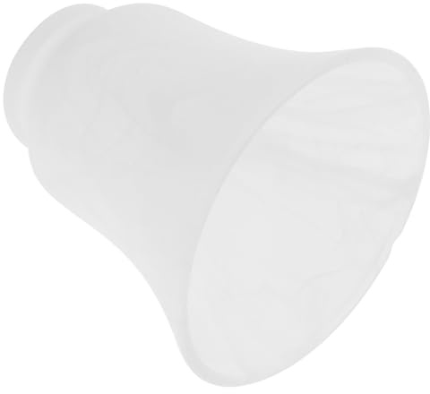 FRCOLOR Paralume in Vetro Bianco per Lampade a Sospensione, Facile da Installare Bordi Arrotondati, Design Semplice e Aspetto per Illuminazione