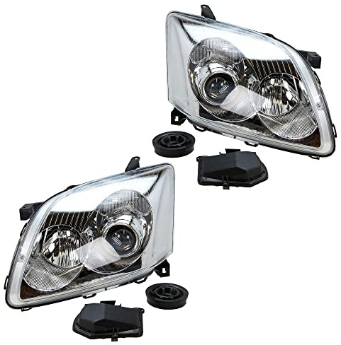 BESTPRICE 2x faros Faros delanteros Faros principales izquierda + derecha Compatible con TOYOTA AVENSIS (_T25_), AVENSIS estate (_T25_), AVENSIS notchback (_T25_)