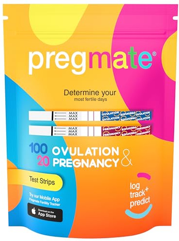 Pregmate 100 Ovulation and 20 Pregnancy Test Strips