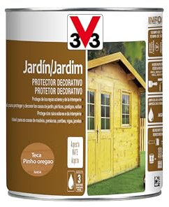 V33 PROTECTOR DECORATIVO DE LA MADERA JARDÍN MATE TECA 2,5L