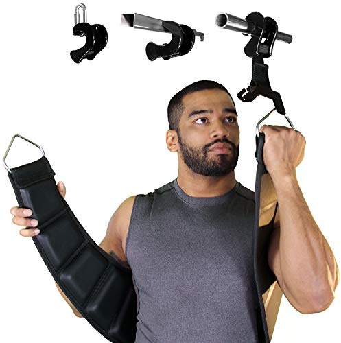 Gravity Belt Core Stretch and Strengthen with Powerful Decompression - Release Deep Muscle Memory and Promote Alignment with Neutral Posture Suspension from Your Center of Gravity Without Muscle Triggers! (Black)