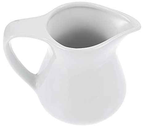 Cabilock Ceramic Gravy Boat Milk Jug 100 ml Porcelain Sauce Jug Milk Jug Sauce Jug Oil Dispenser Dip Bowls Sauces Bowl Milk Jug Jug for Olive Oil Coffee Vinegar Oil Dispenser
