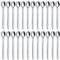 Latte Spoons, Funnydin 24 Pieces Coffee Spoons Set (8.3 Inch), Dishwasher Safe, Teaspoons, Latte Spoons, Dessert Spoons, Coffee Spoons, Sundae Spoons and Long Teaspoons for Kitchen and Home