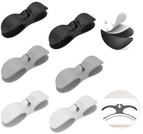 6 Pièces D'organiseurs de Câbles pour Appareils Électroménagers, Enrouleur de Câble pour Appareils Électroménagers, Enrouleur de Câble Adhésif pour Appareils Électroménagers