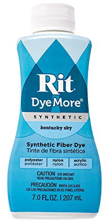 Rit DyeMore Synthetische Flüssigfaserfarbe für Kleidung, Dekoration und Handwerk, 200 ml, Kentucky Sky (1 Pack)