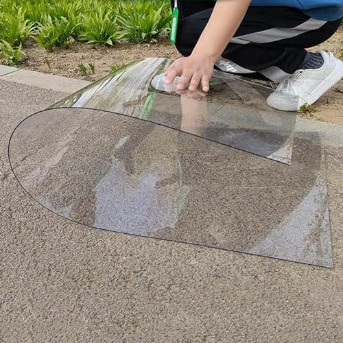 ZHUOZ1T Transparente Dachblech,1.5mm Polycarbonat Tageslichtpaneele,Regensichere UV-beständig Ersatz-Schuppenplatte,Für Gewächshaus,Dächer,Carports,Vordächer,Balkon (1m x 12m)