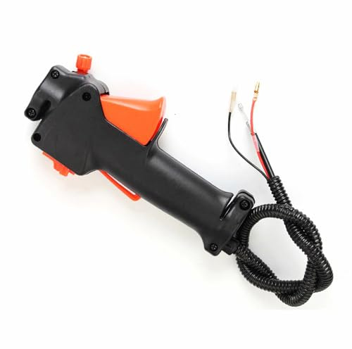Interruttore per decespugliatore con cavo di innesco dell'acceleratore, interruttore di controllo dell'acceleratore nero da 26 mm, accessorio per decespugliatore
