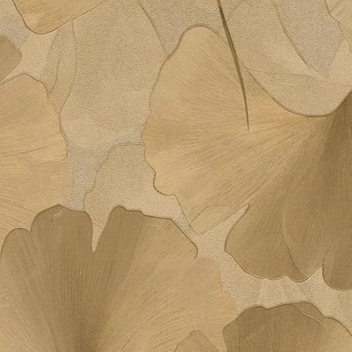 erismann fibertapet 10470-30 tapet blommor blommig 0,53 x 10,05 m Elysium guld