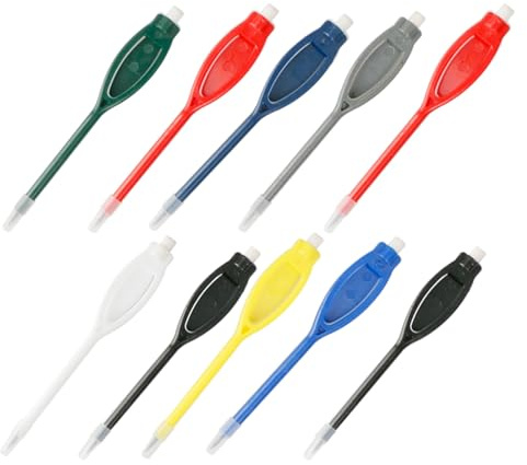10lots Strumenti di Scrittura Durabilità Torneo di Golf Essenziale Clip Rettangolare Accessori Evento Sport Matite Portatile Torneo