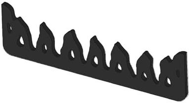 Kaminrost/Stehrost 313 x 82 x 8 mm passend für Wamsler** Kaminöfen inkl. Modellübersicht - Ascherost Kamin aus massivem Stahl - Feuerrost feuerfest & hitzebeständig