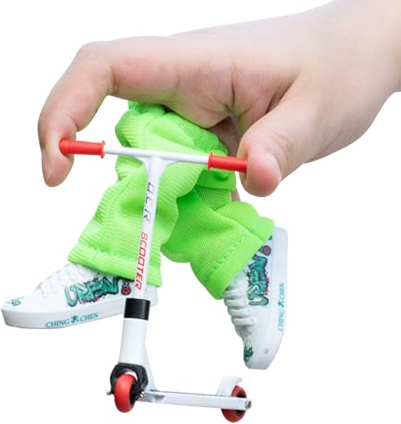 Finger Skateboard Set - Small Game Decks, Scooter Clothes, Pants & Shoes
