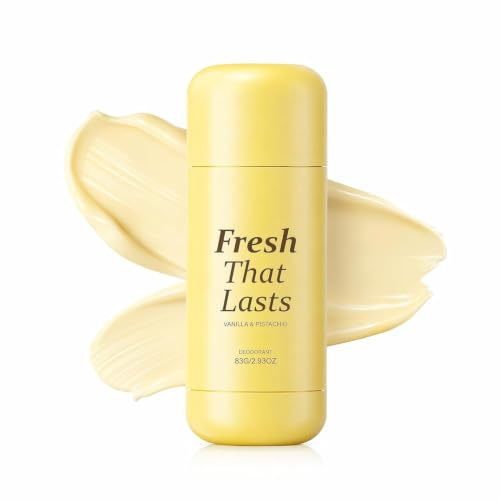 Deodorant Stick Fresh som håller vanilj pistage mjuk doft, underarmsvård och smutsfri applicering,1PCS