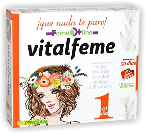 PINISAN VITALFEME 30cap. – complément alimentaire sous forme de gélules, à prendre régulièrement selon la dose conseillée, boîte de 30 gélules et facilite la prise en charge de votre bien-être au quot