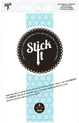 Stick It Die Cut Adhesive Large Sheet, Pack of 5, White