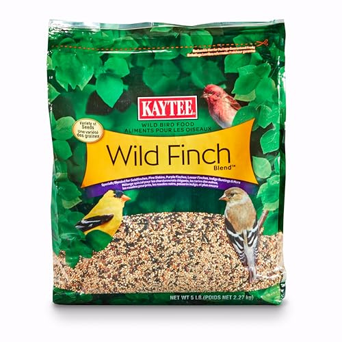 Kaytee Wild Finch Bird Food Stand Up Bag, 5 Pounds