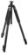 Walimex Pro FT-665T Pro Stativ (Extrem Stabil, max. Belastbarkeit: 12kg, 3 Beinsegmente, Stativbeindurchmesser 32, 28, 24mm, 3 Schaumstoffgriffe, Libelle und Kompaß, inkl. großer Tasche, 185 cm)