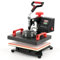 CREWORKS Transferpresse Hitzepressemaschine Multifunktionale Heißpressmaschine Heißpress 360° Multifunktional Transferdruckmaschine für T-Shirts, Hüte, Taschen, Fliesen (25 x 30 cm)