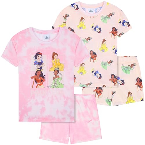 Get Trend Lot 2 Ensembles de Pyjama Fille et Ado Court Ensemble Fille Vêtement de Nuit Pyjamas Été Tenues Détente Idée Cadeau