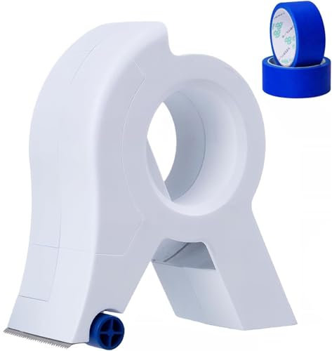 Masking Master, aplicador de cinta de pintor, dispensador de cinta de enmascarar, dispensador de cinta adhesiva, dispensador de cinta adhesiva para molduras, suelos, ventanas y marcos de puertas