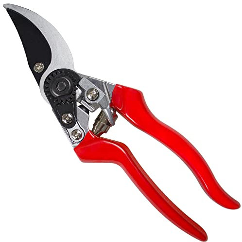 Darlac Professional Left Hand Pruner - Reversed Blade & Left Thumb Action Catch for Left-Handed Use - Razor Sharp SK5 High Carbon Steel Blade - Rust Resistant