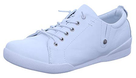 Andrea Conti Damen Sneaker, Weiß, 38 EU