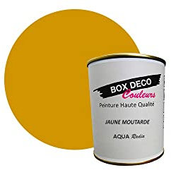 Pintura radiador a base de laca acrílica con aspecto aterciopelado Aqua Radia – 750 ml / 7,5 m², amarillo mostaza