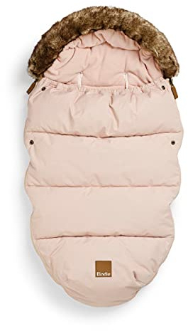 Elodie Details Universeller Fußsack für Kinderwagen & Buggy, Winter Babyfußsack mit warmem Fleece, wind- & wasserabweisend, passend für Babyschale, mit Reißverschluss, maschinenwaschbar, Blushing Pink
