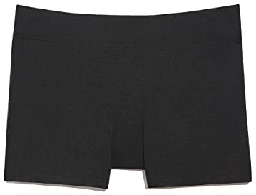 KNIX Super Leakproof Dream Short- Period Underwear for Women, Machine Washable, Reusable - Black, Medium (1 Pack)