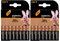 32X Duracell AAA Plus Alkaline (2 Blister Packs of 16 Batteries) 32 Mini Stylus Batteries