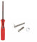 Cuawana Ensemble de vis SSD et kit de tournevis cruciforme 3.0 pour console PS5, outils d'installation et accessoires de jeu