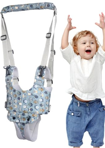 Arnés para caminar para niños pequeños - Cinturón auxiliar ajustable de mano para andador de niños pequeños | Andador portátil para niños, ayuda para aprender a caminar, ayuda para niños y Vesone