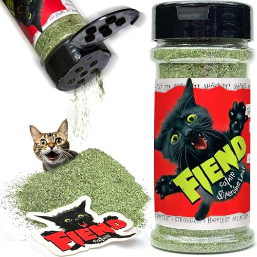 Catnip + Silvervine Hands-Free SHAKER Grade A Food Grade 1 Cup (1 ¼ oz)