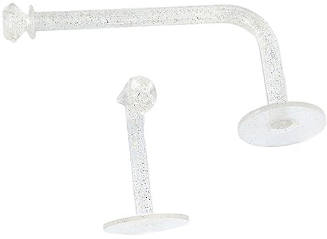 BUGUUYO Wandhaken Aufbewahrung Haarschmuck Silikon Selbstklebend Für Schlafzimmer Und Badezimmer 6 Stück (3 Kurz 3 Lang) Haarringhalter Haargummi Organizer