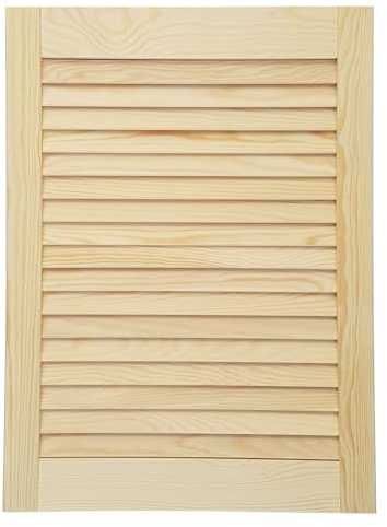 Generico Antina A Persiana Aperta in Legno Massello di Pino Netto Europeo Varie Misure - Misura Disponibile: H 720 x L 445 ANP7044P