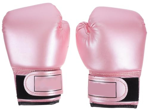 Hemobllo Guantes de Boxeo Rosa 8.26×5.51×1.96In para Niños – Espuma Multicapa Protectora & Forro Transpirable para Kickboxing, Muay Thai, Karate – Ajuste Seguro para 3-10 Años