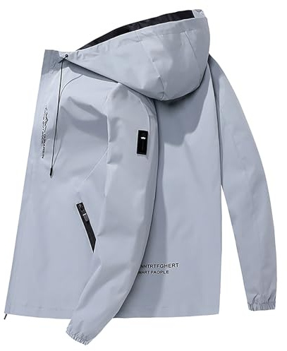 Giacca Uomo Invernale Caldo di Nylon Impermeabile Vento con Rivestimento in Piumino e Cappuccio S-5XL Giubbotto Softshell Primaverile Autunno Casual Elegante da Lavoro per Moto Trekking Escursioni
