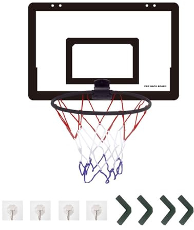 Oxxggkao Aro de baloncesto pequeño para ejercicio en el hogar, soporte plegable para interiores, para niños, soporte plegable para montar en la pared